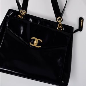 Authentic vintage Chanel leather bag